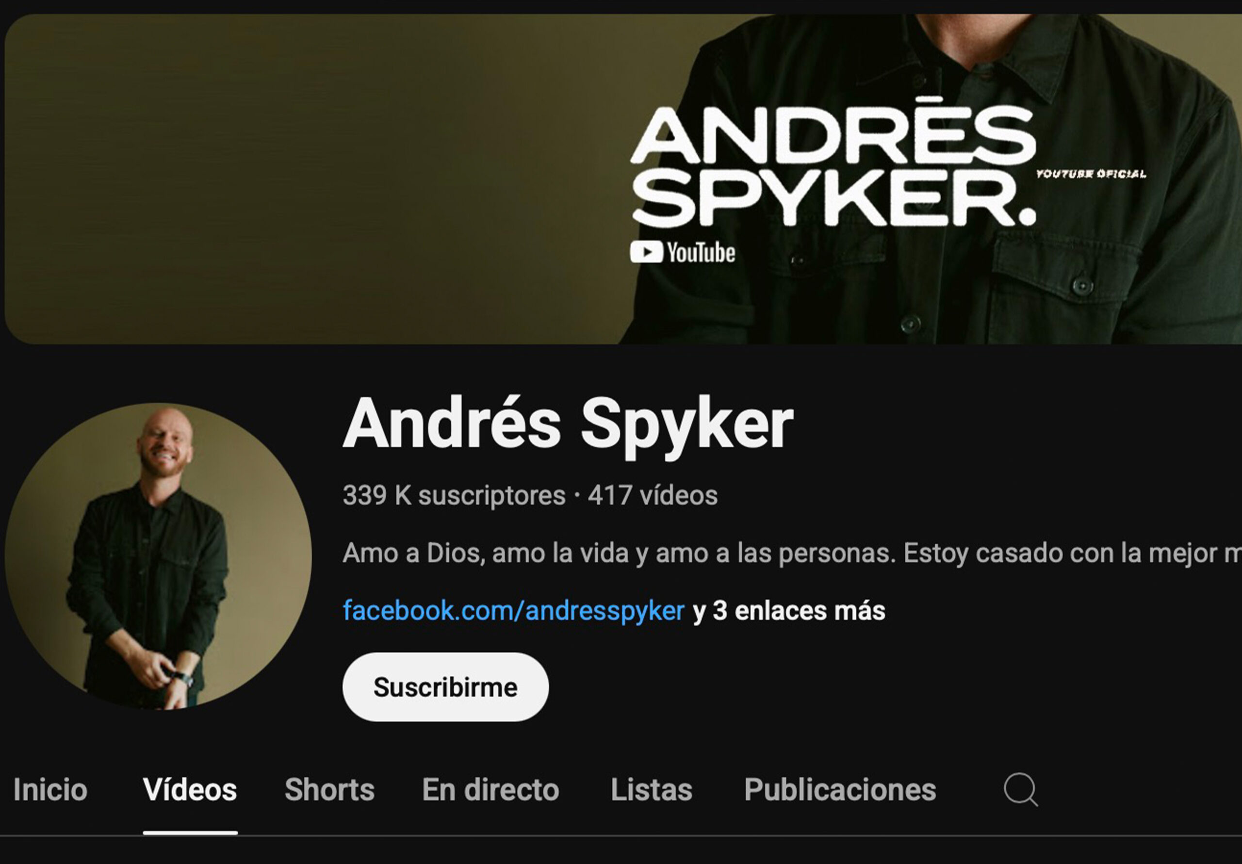 Youtube-Andrés-Spyker